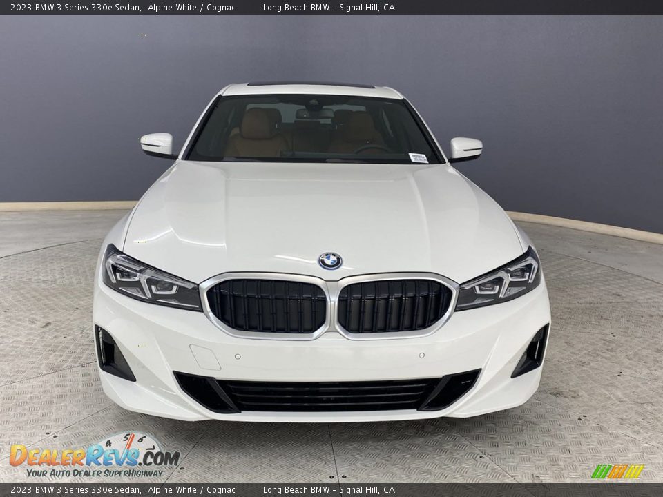 2023 BMW 3 Series 330e Sedan Alpine White / Cognac Photo #2