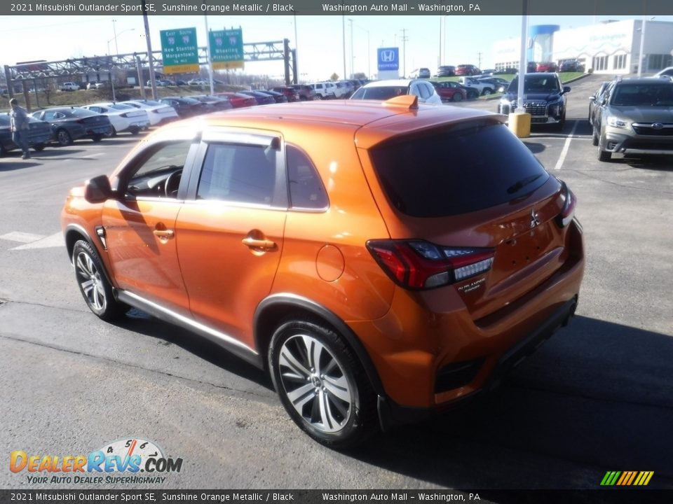 2021 Mitsubishi Outlander Sport SE Sunshine Orange Metallic / Black Photo #8