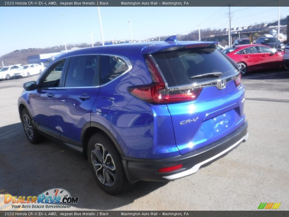 2020 Honda CR-V EX-L AWD Aegean Blue Metallic / Black Photo #8