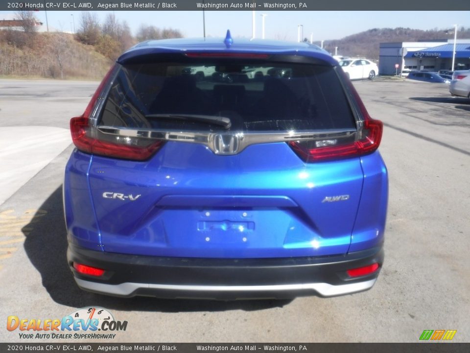 2020 Honda CR-V EX-L AWD Aegean Blue Metallic / Black Photo #9