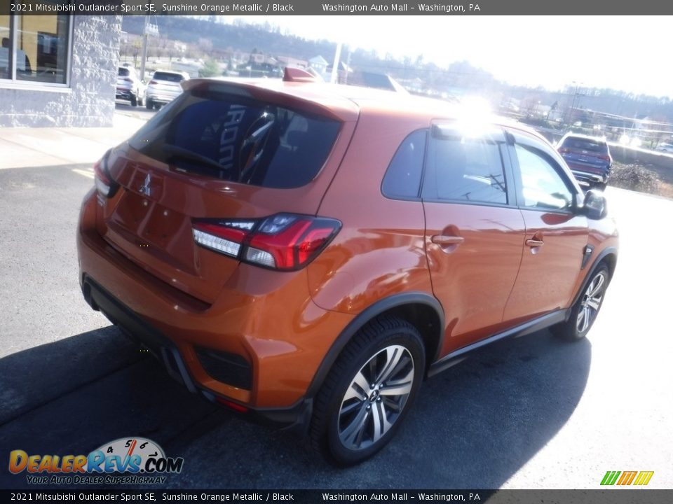 2021 Mitsubishi Outlander Sport SE Sunshine Orange Metallic / Black Photo #11