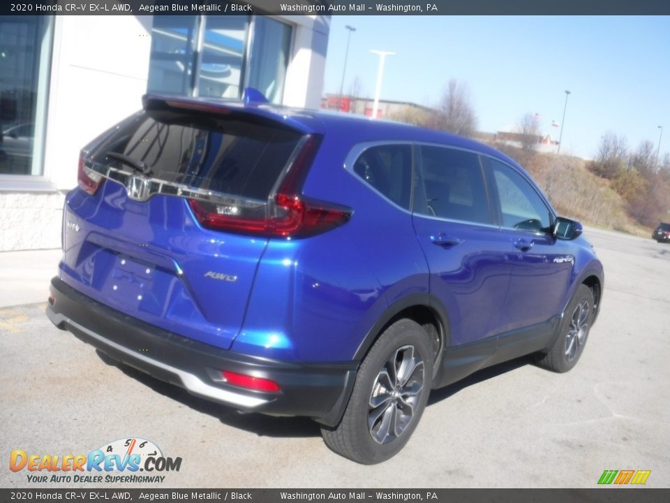 2020 Honda CR-V EX-L AWD Aegean Blue Metallic / Black Photo #10