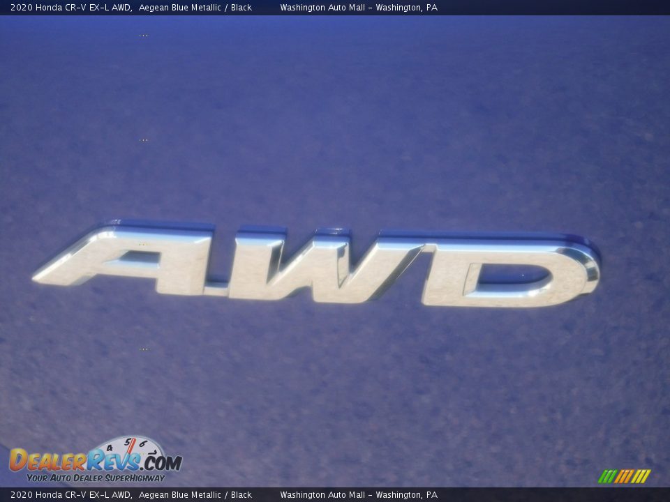 2020 Honda CR-V EX-L AWD Aegean Blue Metallic / Black Photo #11