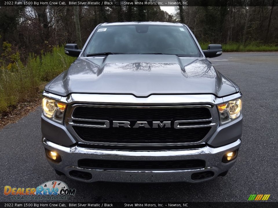 2022 Ram 1500 Big Horn Crew Cab Billet Silver Metallic / Black Photo #3