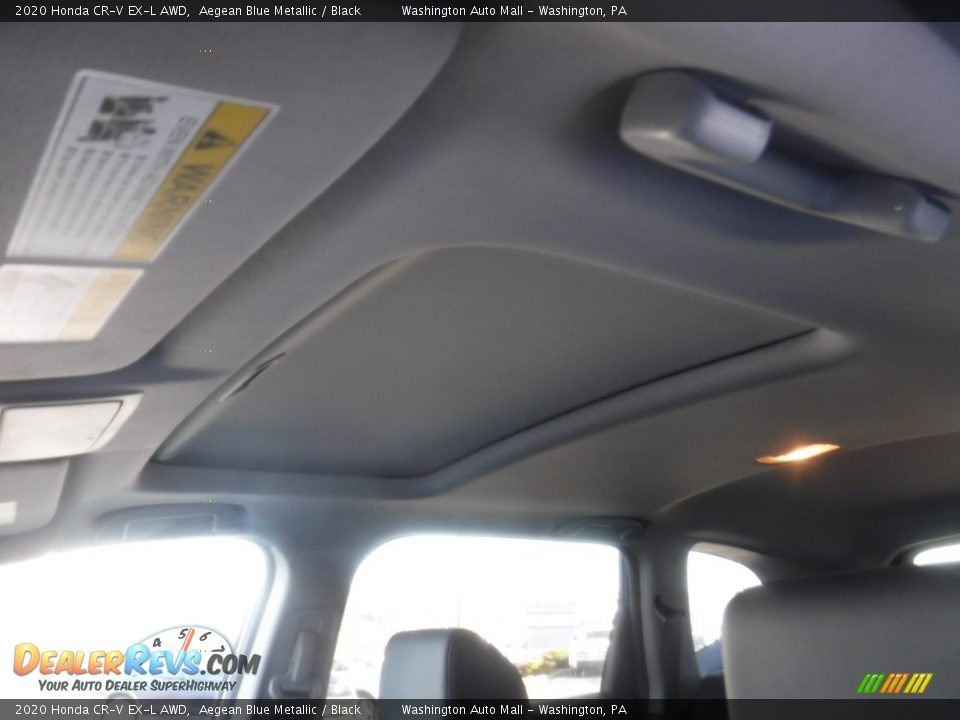 2020 Honda CR-V EX-L AWD Aegean Blue Metallic / Black Photo #12