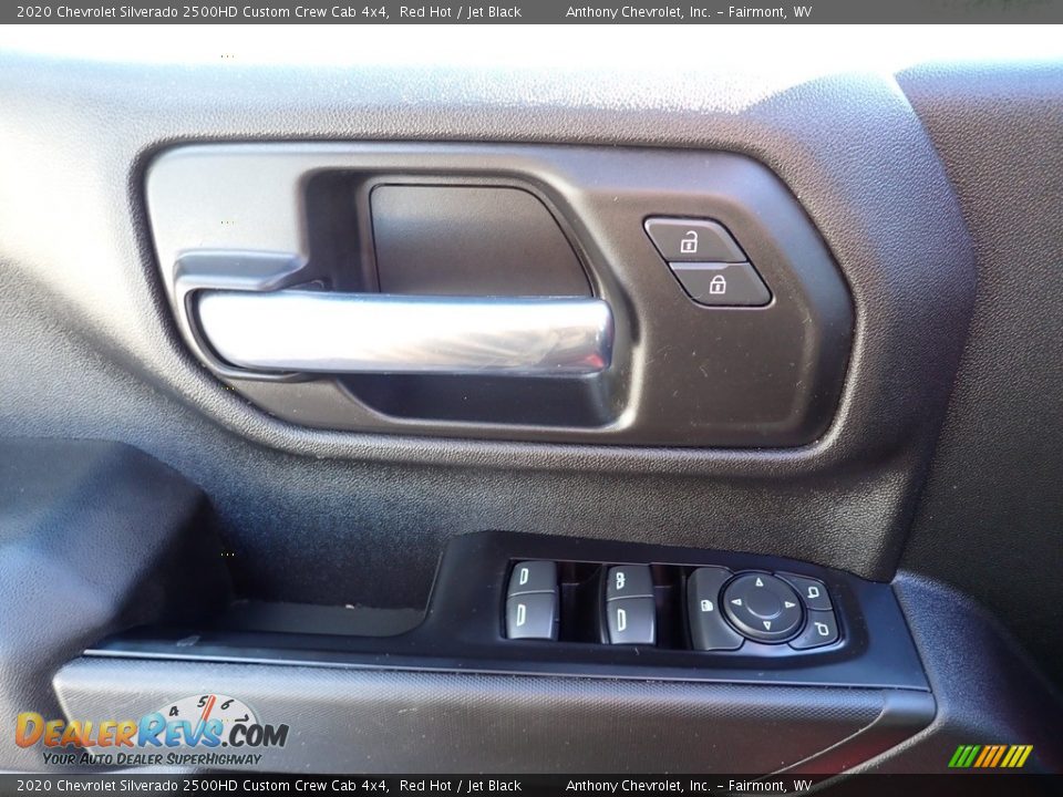 2020 Chevrolet Silverado 2500HD Custom Crew Cab 4x4 Red Hot / Jet Black Photo #14