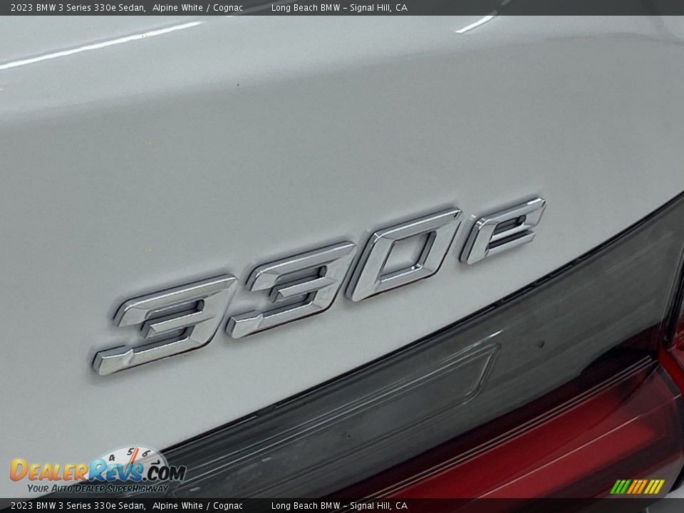 2023 BMW 3 Series 330e Sedan Alpine White / Cognac Photo #8