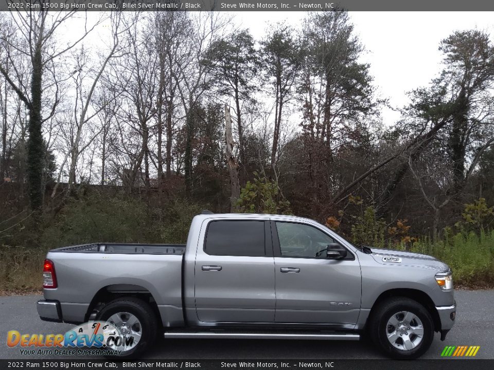 2022 Ram 1500 Big Horn Crew Cab Billet Silver Metallic / Black Photo #5