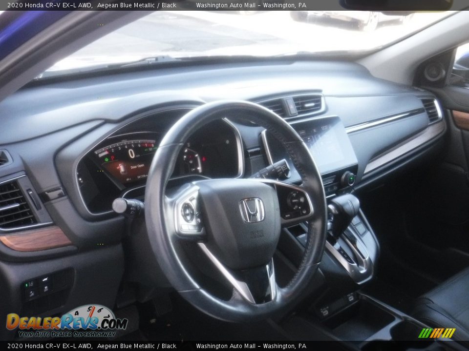 2020 Honda CR-V EX-L AWD Aegean Blue Metallic / Black Photo #14