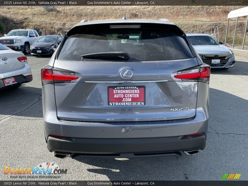 2015 Lexus NX 200t Nebula Gray Pearl / Black Photo #6