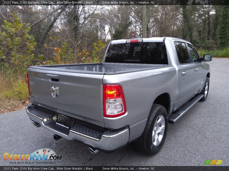 2022 Ram 1500 Big Horn Crew Cab Billet Silver Metallic / Black Photo #6