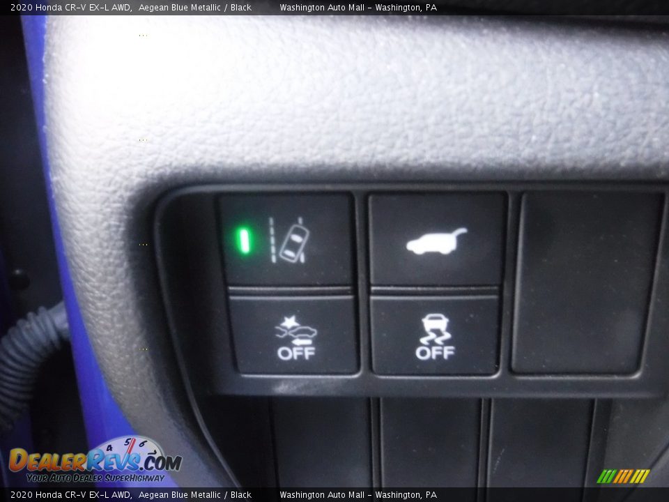 2020 Honda CR-V EX-L AWD Aegean Blue Metallic / Black Photo #15