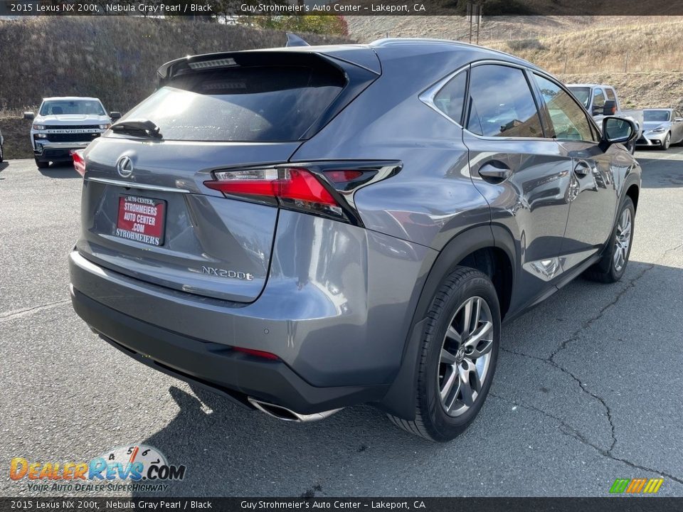 2015 Lexus NX 200t Nebula Gray Pearl / Black Photo #7