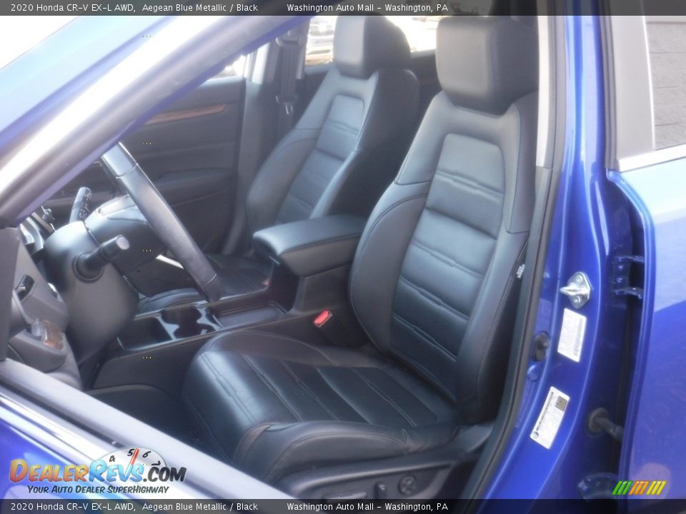 2020 Honda CR-V EX-L AWD Aegean Blue Metallic / Black Photo #16