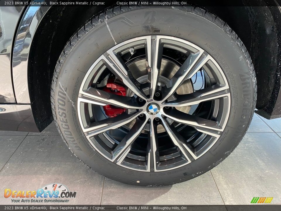 2023 BMW X5 xDrive40i Black Sapphire Metallic / Cognac Photo #3
