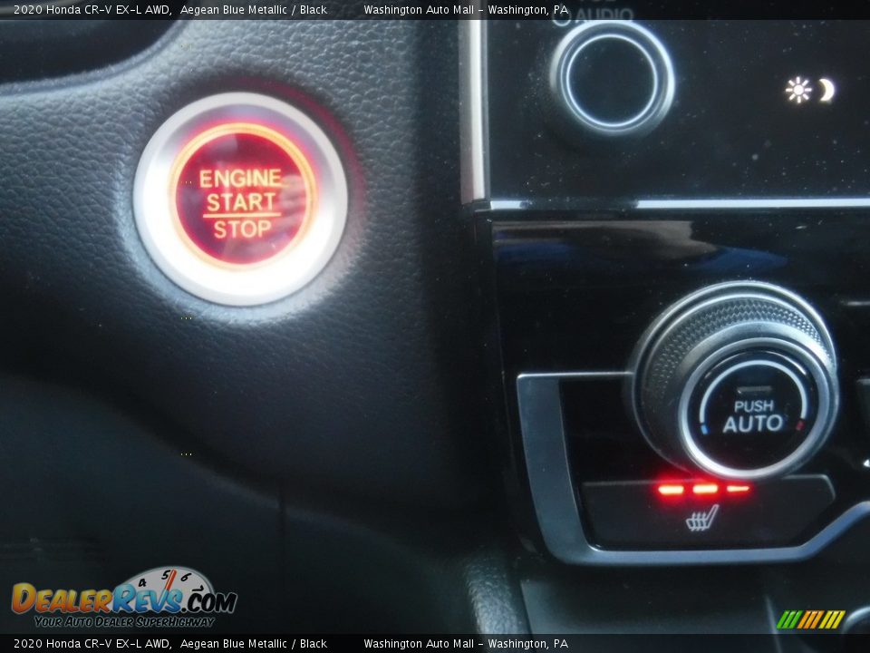 2020 Honda CR-V EX-L AWD Aegean Blue Metallic / Black Photo #19