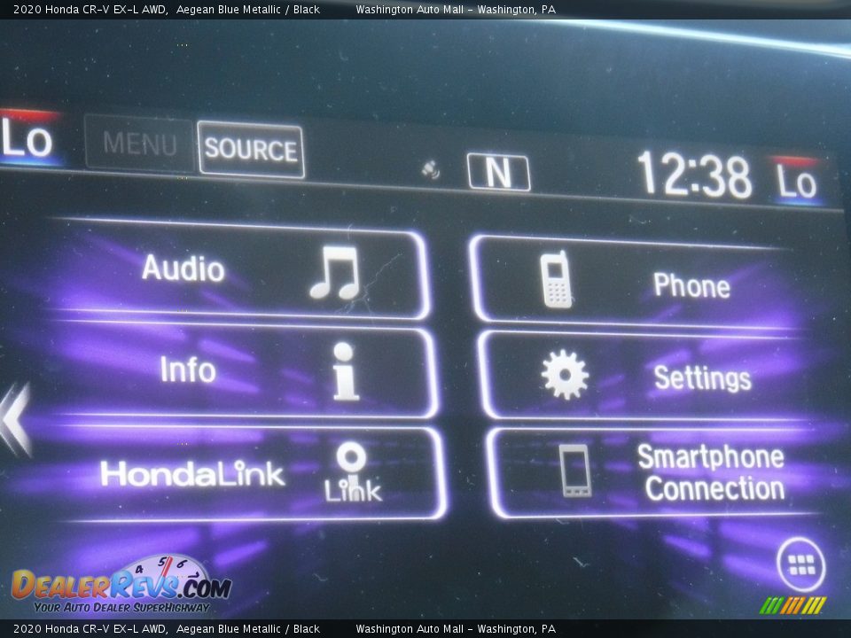 2020 Honda CR-V EX-L AWD Aegean Blue Metallic / Black Photo #20