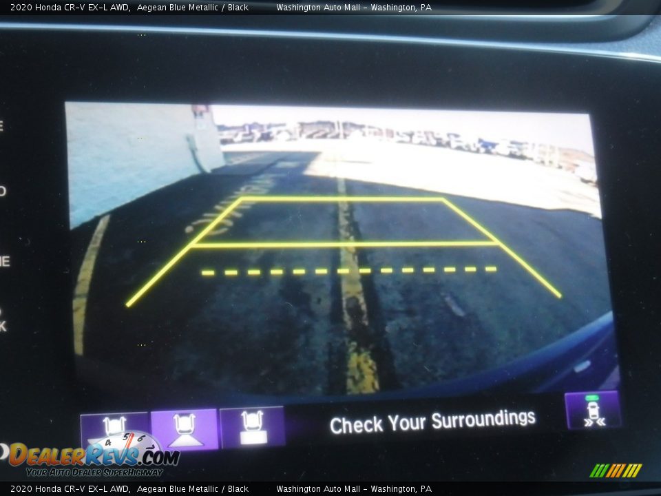 2020 Honda CR-V EX-L AWD Aegean Blue Metallic / Black Photo #21