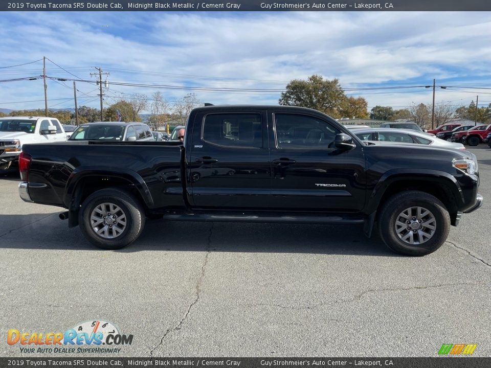 Midnight Black Metallic 2019 Toyota Tacoma SR5 Double Cab Photo #3