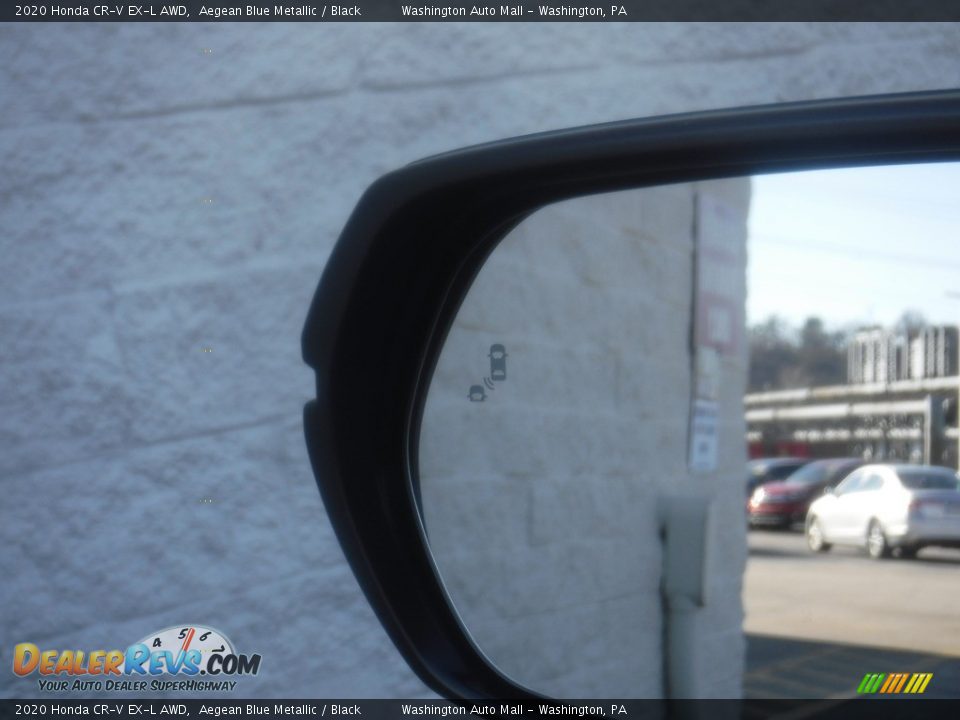 2020 Honda CR-V EX-L AWD Aegean Blue Metallic / Black Photo #28