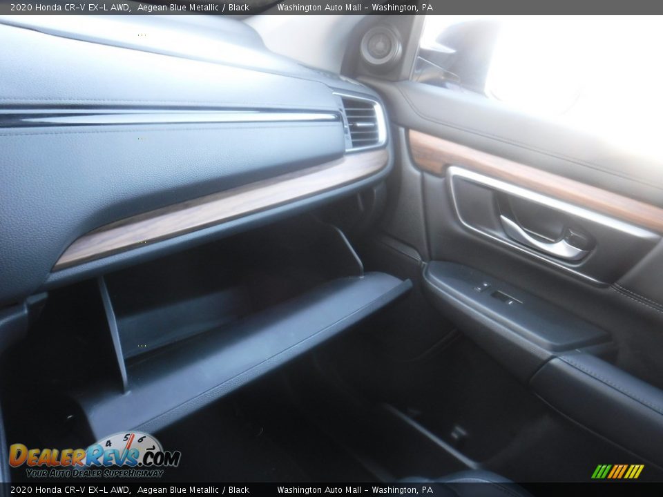2020 Honda CR-V EX-L AWD Aegean Blue Metallic / Black Photo #29
