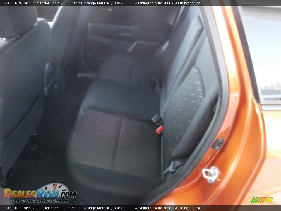 2021 Mitsubishi Outlander Sport SE Sunshine Orange Metallic / Black Photo #30