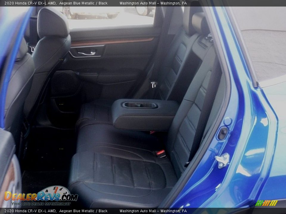 2020 Honda CR-V EX-L AWD Aegean Blue Metallic / Black Photo #30