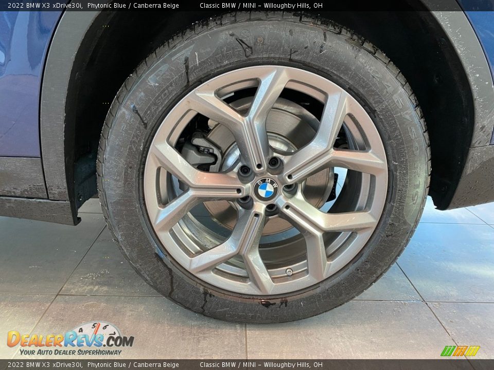 2022 BMW X3 xDrive30i Phytonic Blue / Canberra Beige Photo #3