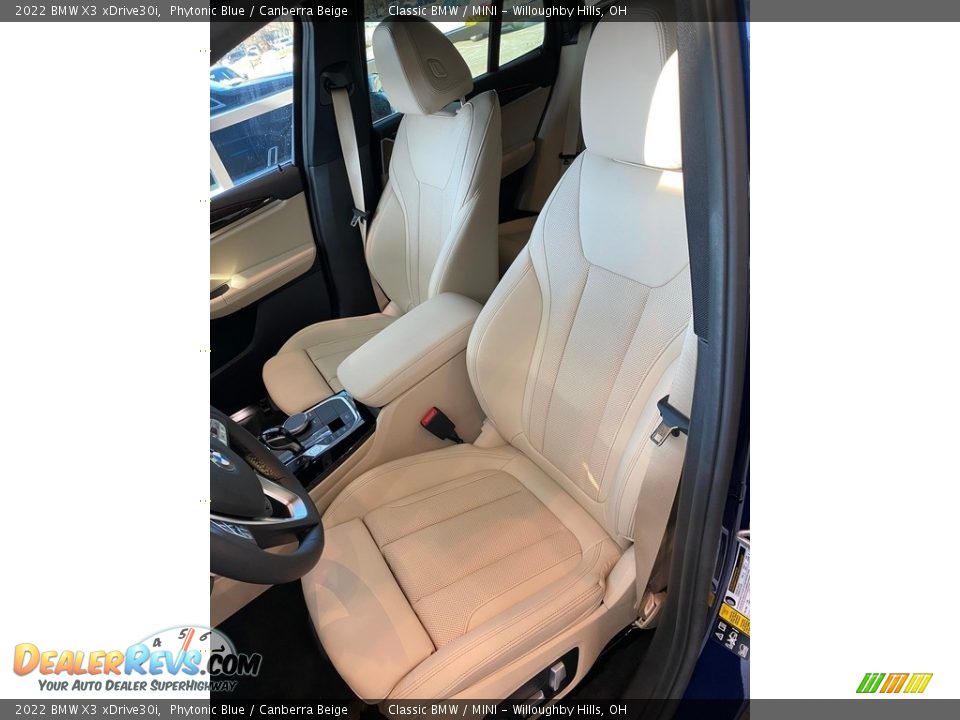 2022 BMW X3 xDrive30i Phytonic Blue / Canberra Beige Photo #4