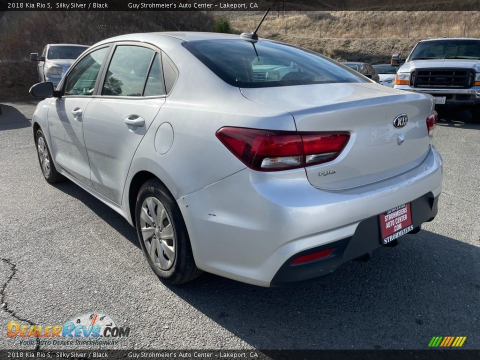 2018 Kia Rio S Silky Silver / Black Photo #4