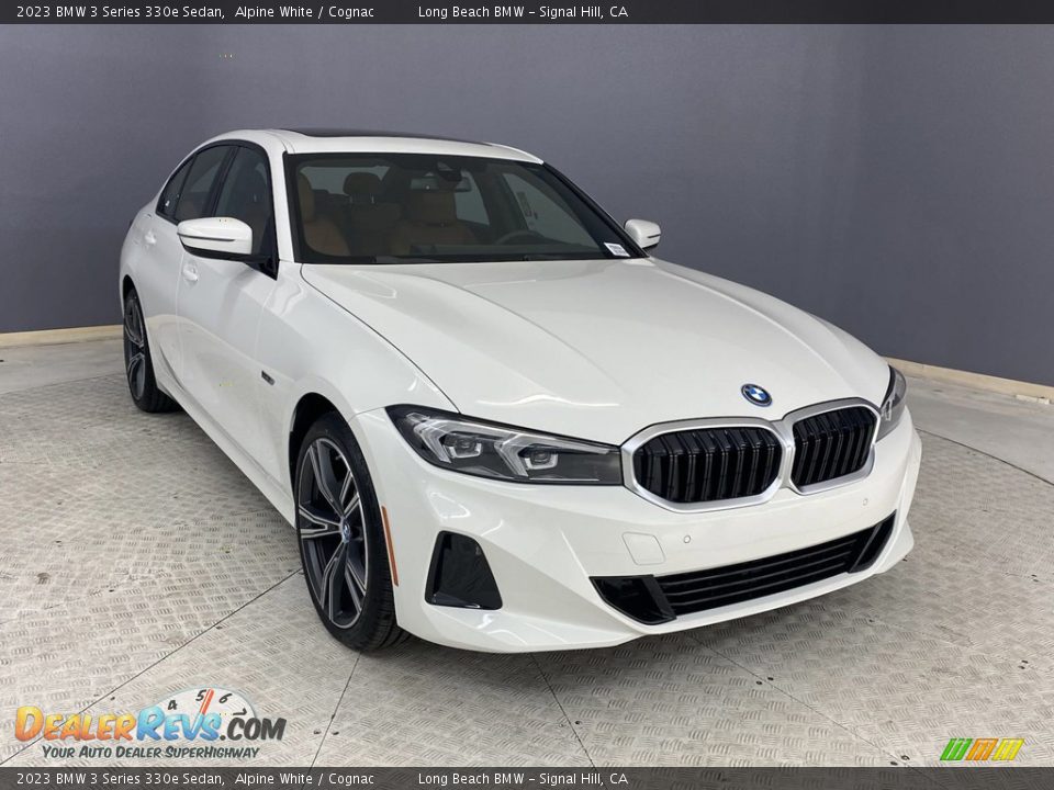 2023 BMW 3 Series 330e Sedan Alpine White / Cognac Photo #26