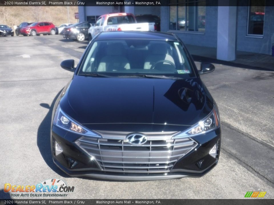 2020 Hyundai Elantra SE Phantom Black / Gray Photo #4