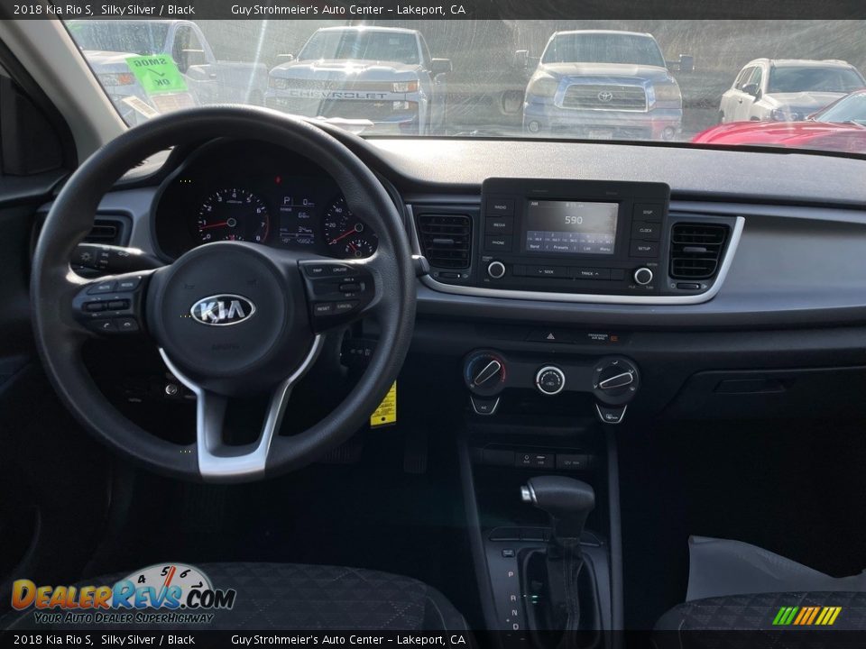 2018 Kia Rio S Silky Silver / Black Photo #8