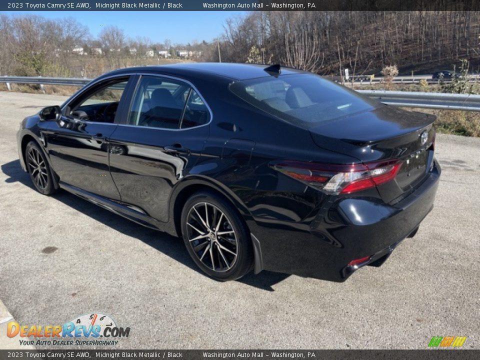 2023 Toyota Camry SE AWD Midnight Black Metallic / Black Photo #2