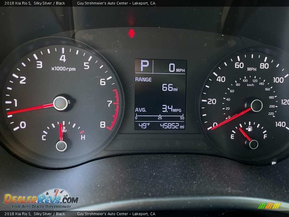 2018 Kia Rio S Gauges Photo #10