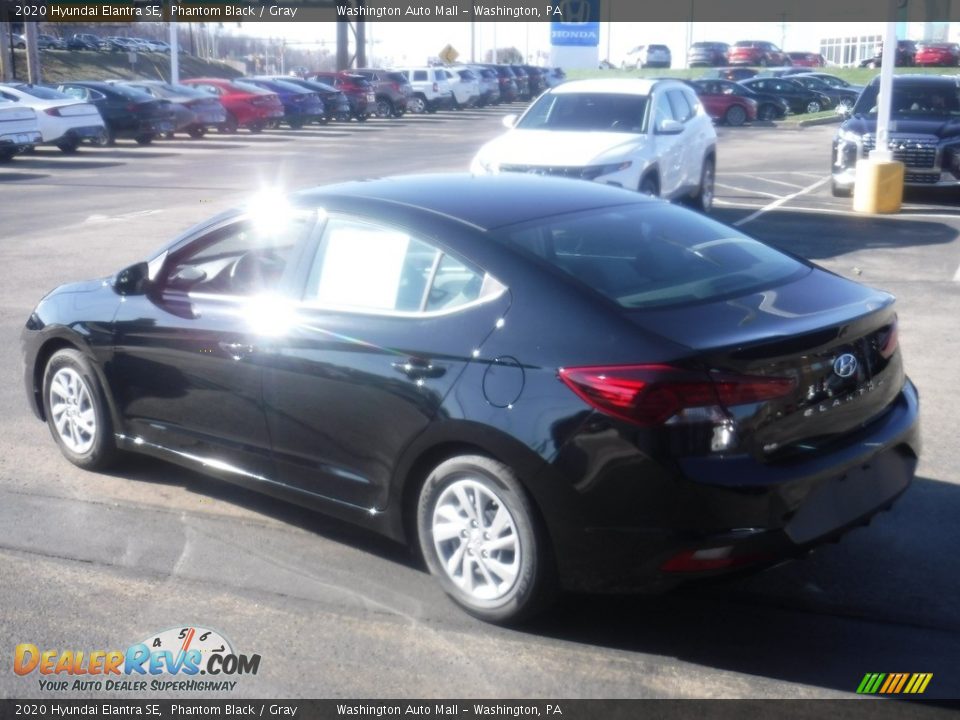 2020 Hyundai Elantra SE Phantom Black / Gray Photo #7