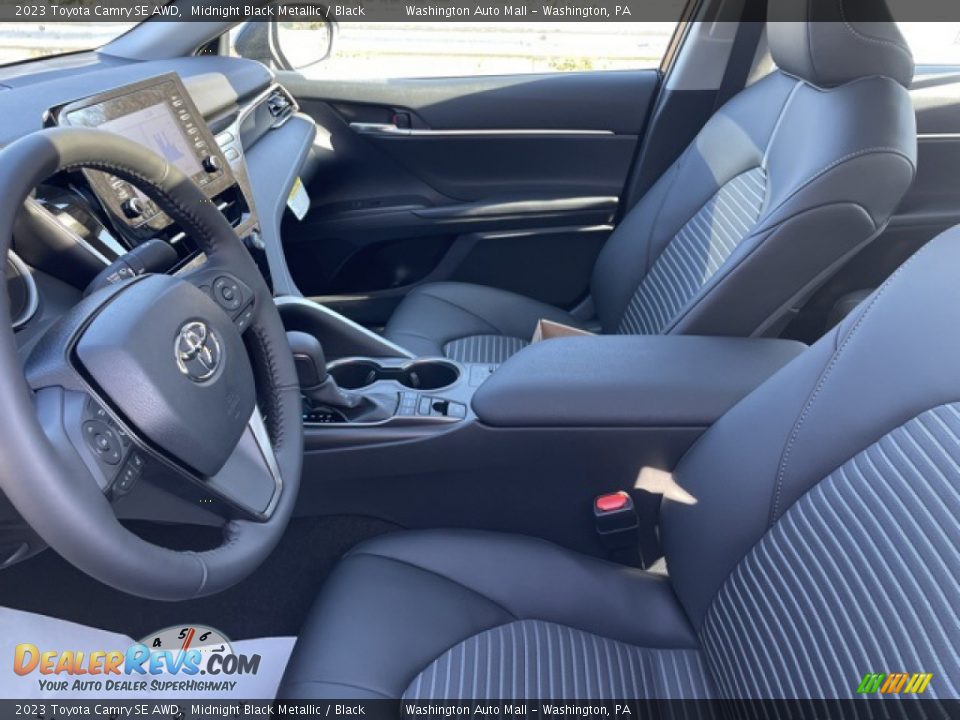 2023 Toyota Camry SE AWD Midnight Black Metallic / Black Photo #4