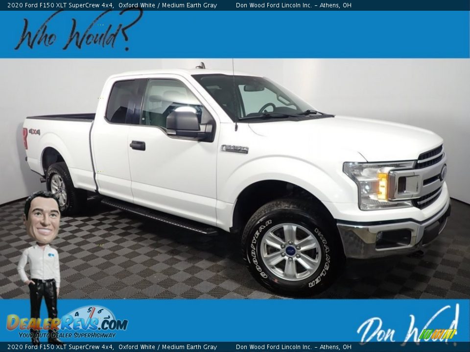 2020 Ford F150 XLT SuperCrew 4x4 Oxford White / Medium Earth Gray Photo #1