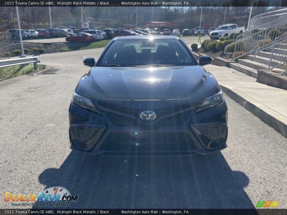 2023 Toyota Camry SE AWD Midnight Black Metallic / Black Photo #6