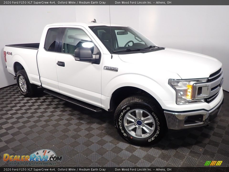 2020 Ford F150 XLT SuperCrew 4x4 Oxford White / Medium Earth Gray Photo #3