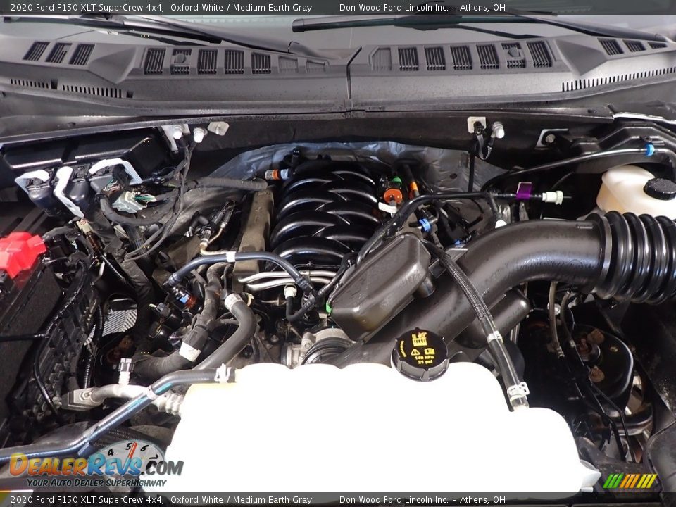 2020 Ford F150 XLT SuperCrew 4x4 Oxford White / Medium Earth Gray Photo #7