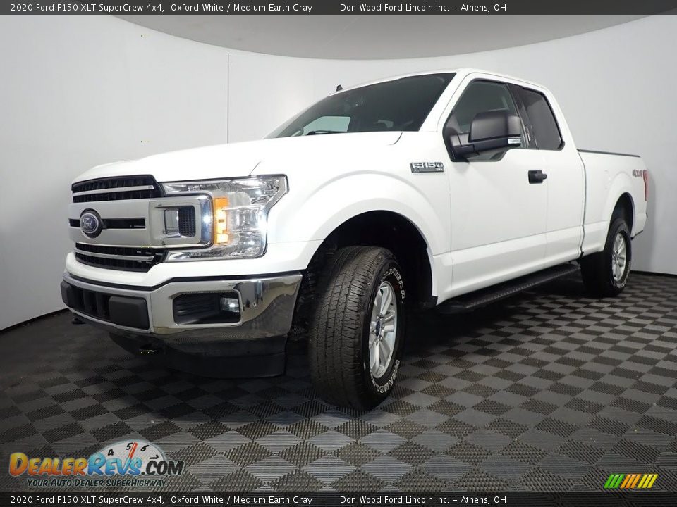 2020 Ford F150 XLT SuperCrew 4x4 Oxford White / Medium Earth Gray Photo #8