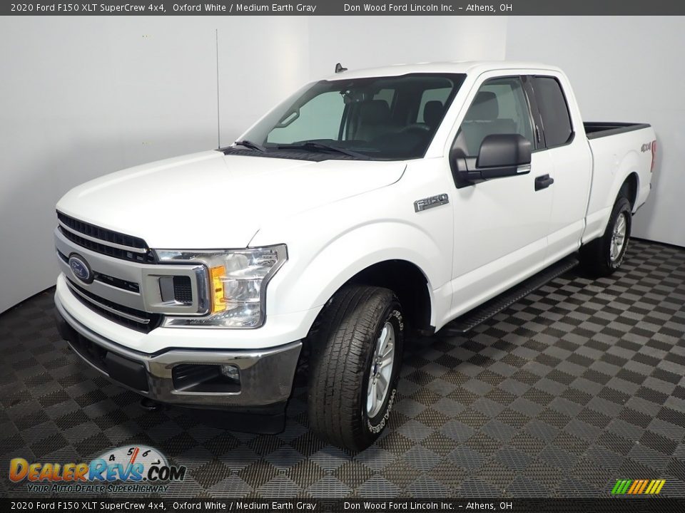 2020 Ford F150 XLT SuperCrew 4x4 Oxford White / Medium Earth Gray Photo #9