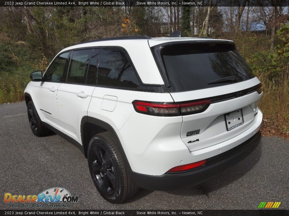 2023 Jeep Grand Cherokee Limited 4x4 Bright White / Global Black Photo #8