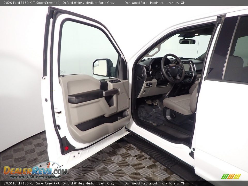 2020 Ford F150 XLT SuperCrew 4x4 Oxford White / Medium Earth Gray Photo #17