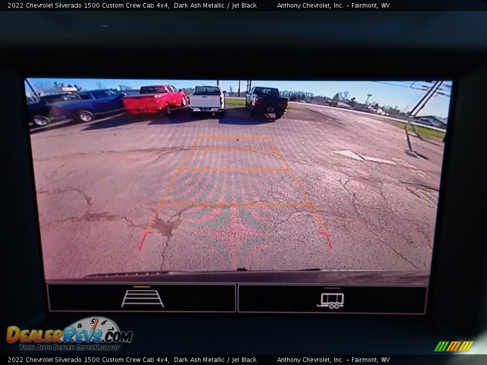 2022 Chevrolet Silverado 1500 Custom Crew Cab 4x4 Dark Ash Metallic / Jet Black Photo #19