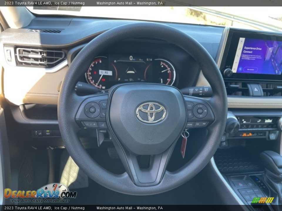 2023 Toyota RAV4 LE AWD Steering Wheel Photo #3