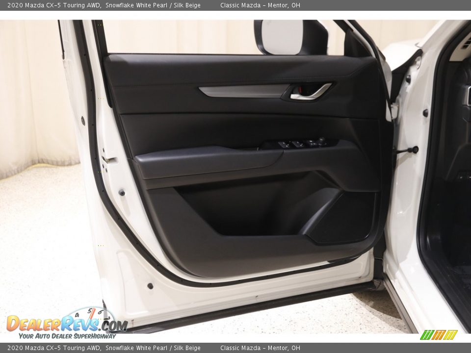 2020 Mazda CX-5 Touring AWD Snowflake White Pearl / Silk Beige Photo #4