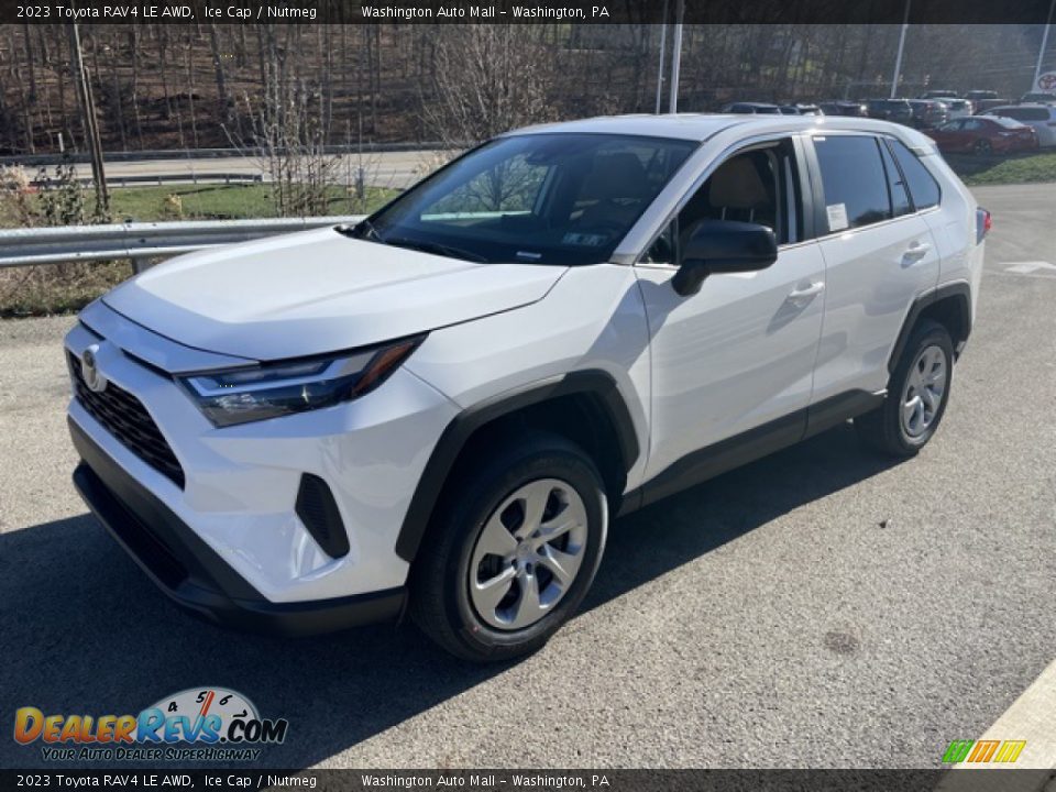 Front 3/4 View of 2023 Toyota RAV4 LE AWD Photo #7