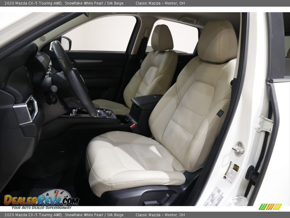 2020 Mazda CX-5 Touring AWD Snowflake White Pearl / Silk Beige Photo #5